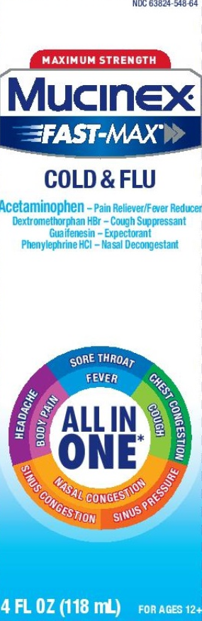 MUCINEX® FAST-MAX® Adult Liquid - Cold & Flu (Discontinued)